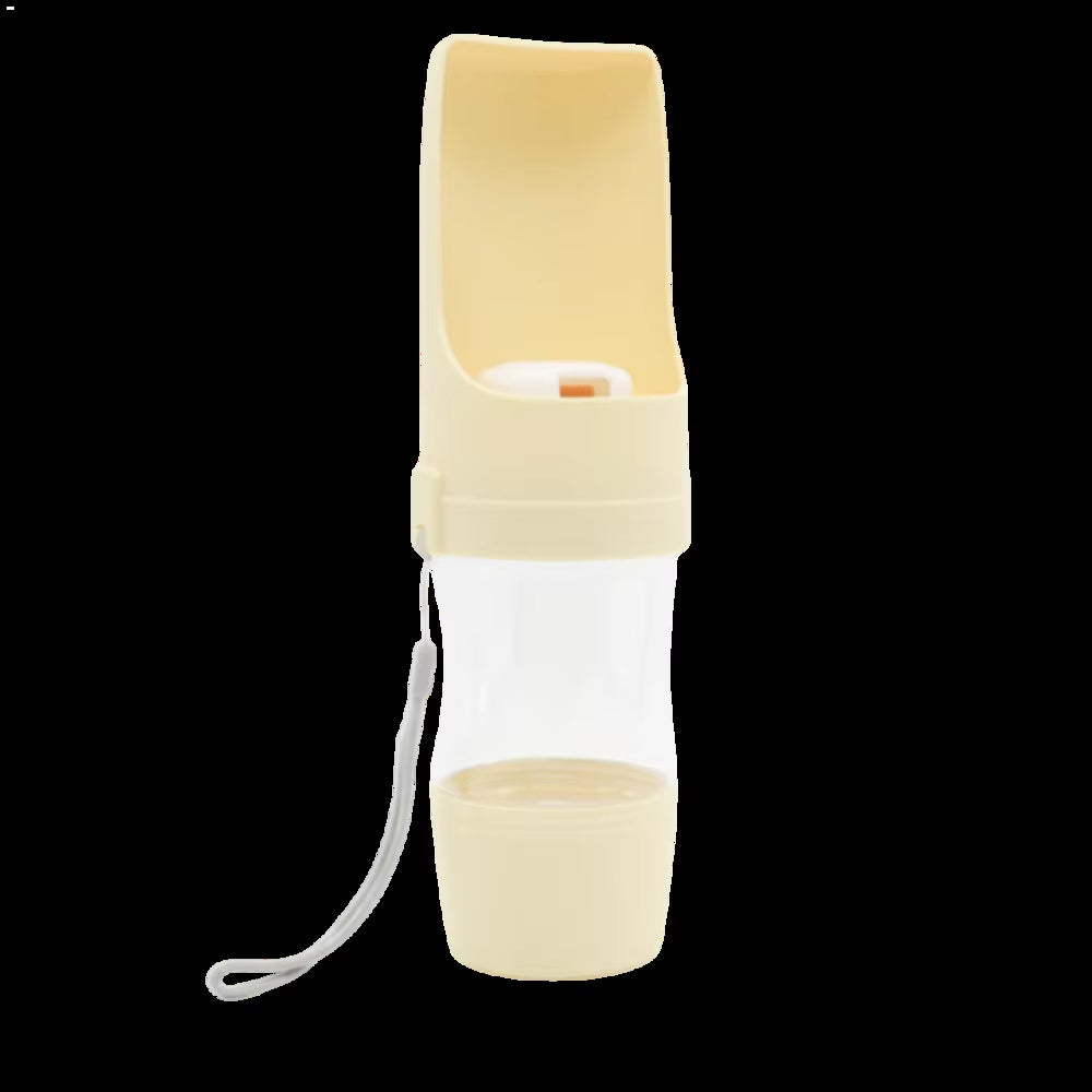 Portable Water Bottle for Dogs Leakproof Dog Water Bottle with Food Container Drinking Feeder Compact Dog Water Bottle Bowl Dog